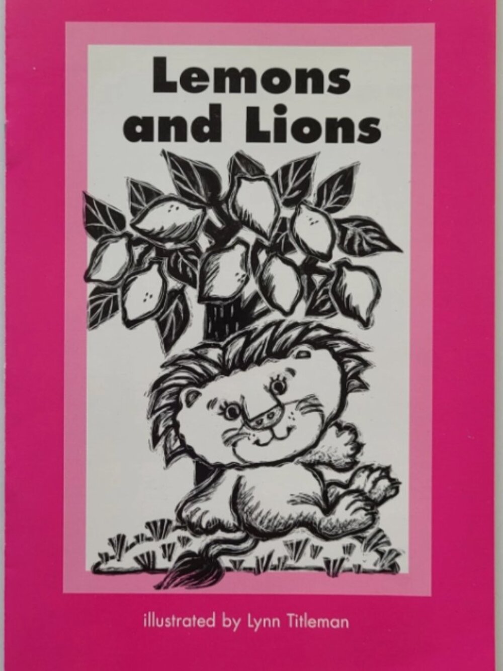 5/$15 Kids Book Lemons and Lions Scott Foresman Reading Wordless Story 19 K PreK